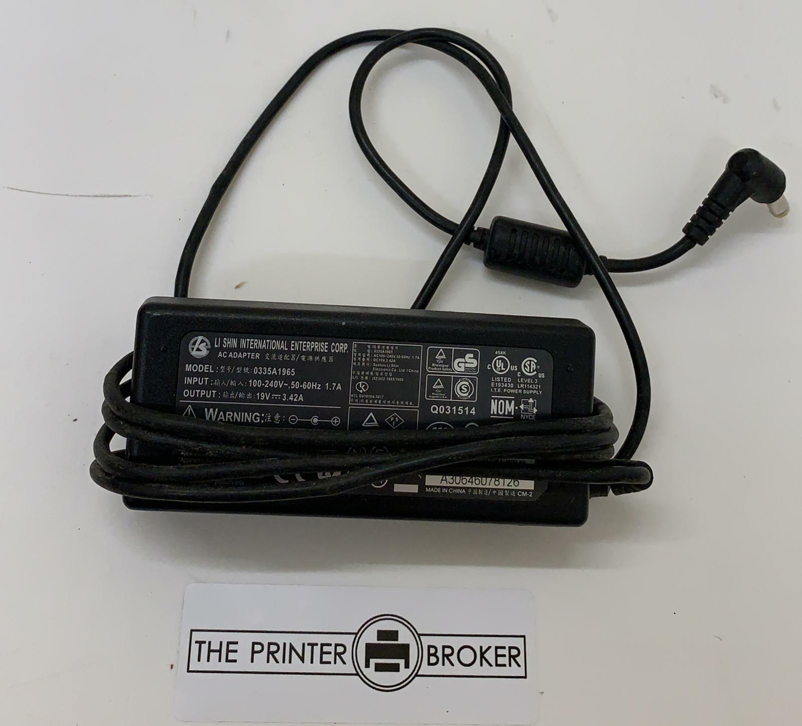 LI SHIN AC Adapter Power Supply 0335A1965