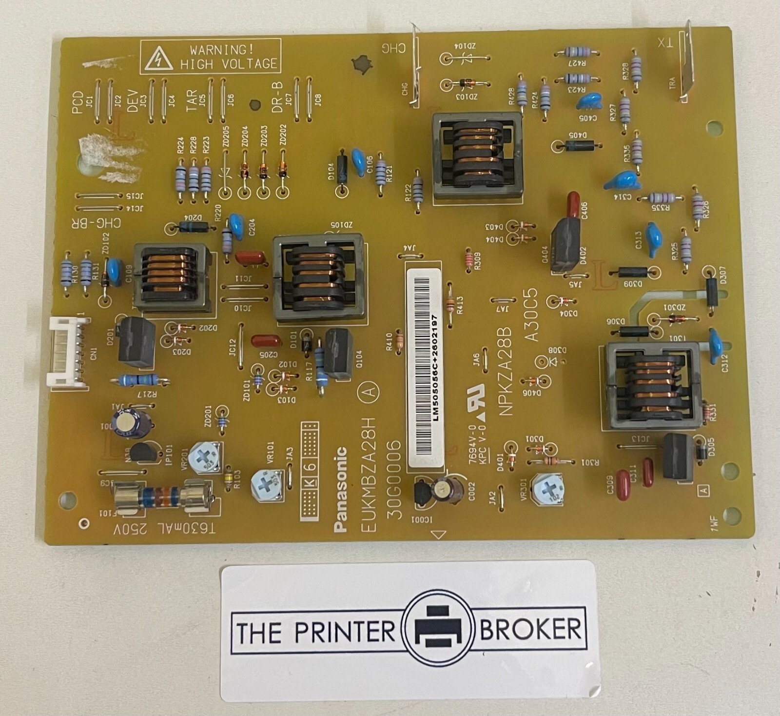 Lexmark XS654 XS658 XS651 T650 T652 T654 Series HVPS Card Assembly 40X4362