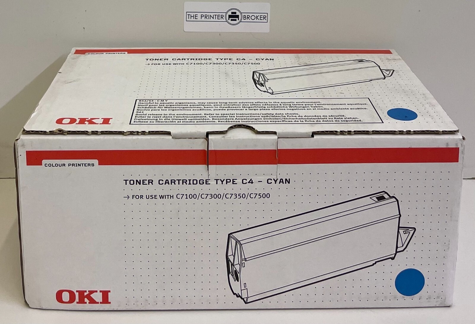 OKI Genuine Cyan Toner Cartridge Type C4 41963007