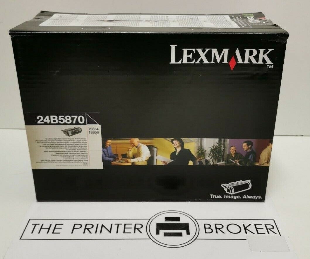 Genuine Black Return Program Lexmark 24B5870 Toner Cartridge