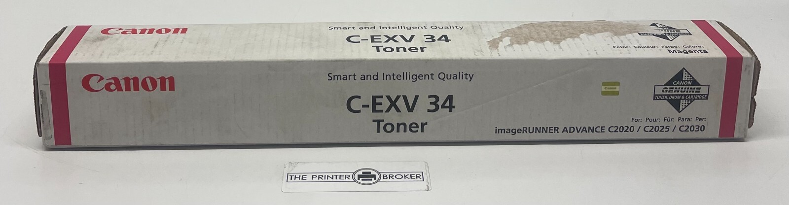 Genuine Canon C-EXV 34 Magenta Toner Cartridge 3784B002