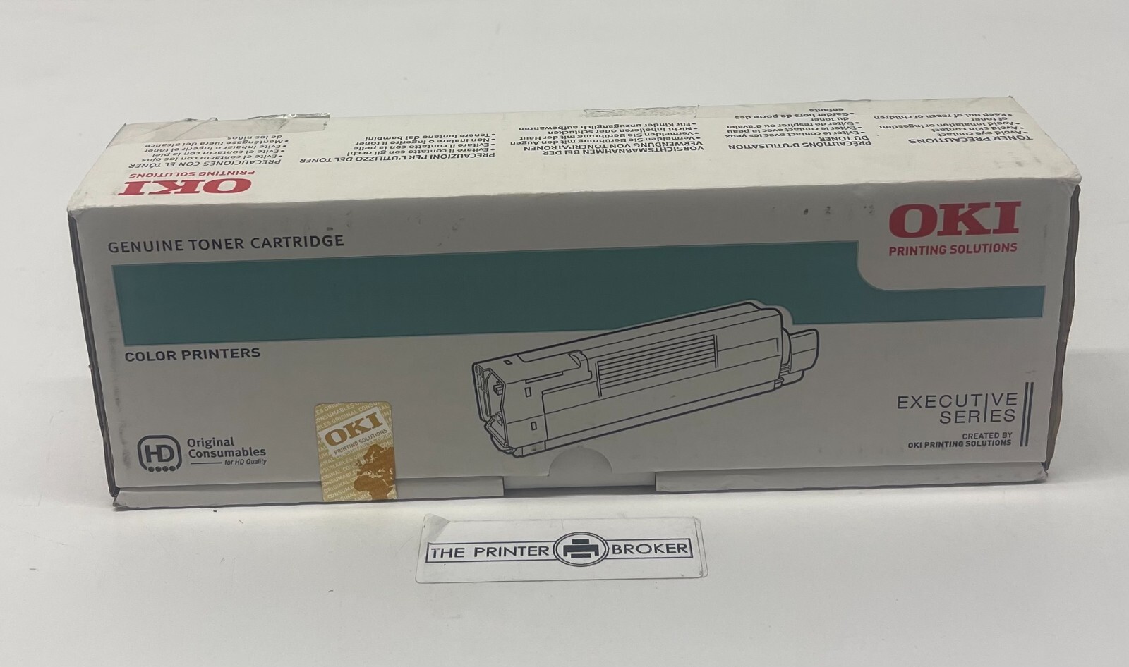 Genuine OKI Toner Cartridge Yellow 42127474