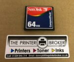 HP Colour LaserJet SanDisk 64MB Compact Flash Memory 3800 CB399AE
