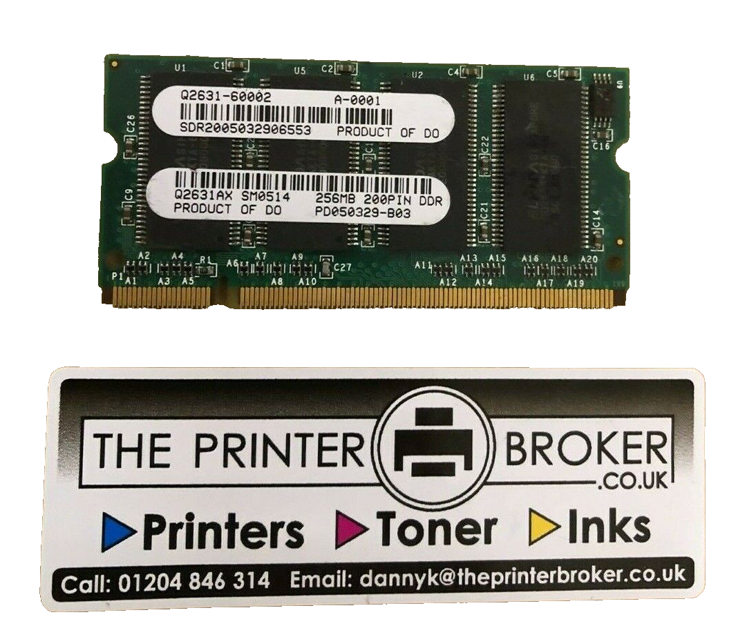 HP LaserJet 4700 4730 256MB 200 Pin DDR Memory Module Q2631-60002 Q2631AX