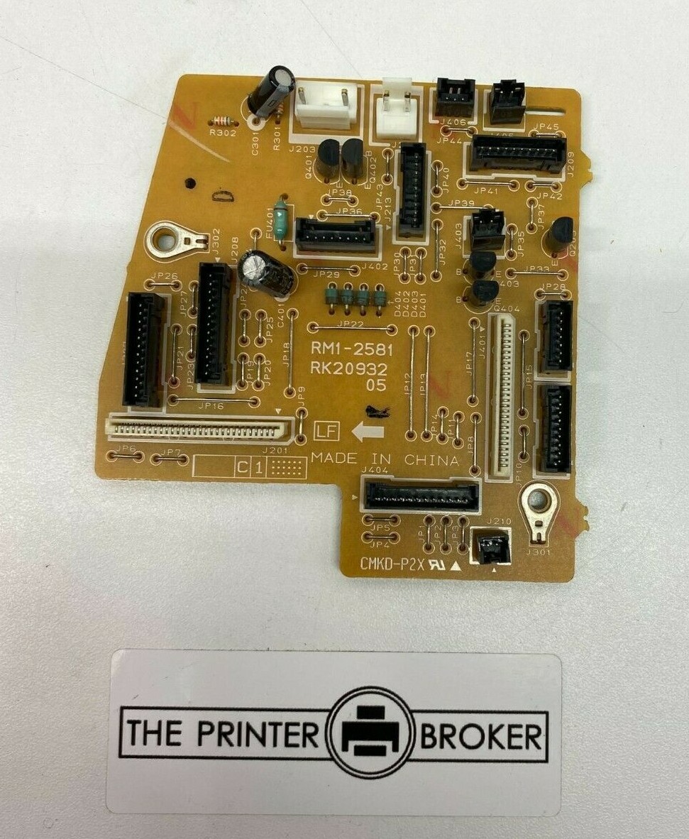 HP LaserJet CP3505 Series Driver PCB Assembly RM1-2581
