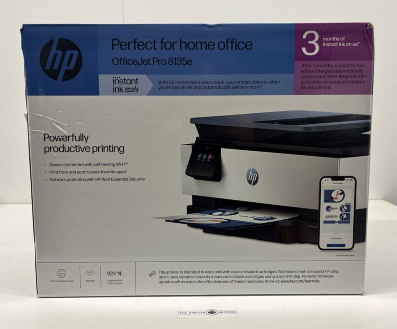 HP OfficeJet Pro 8135e A4 Colour Multifunction Inkjet Printer 40Q47B