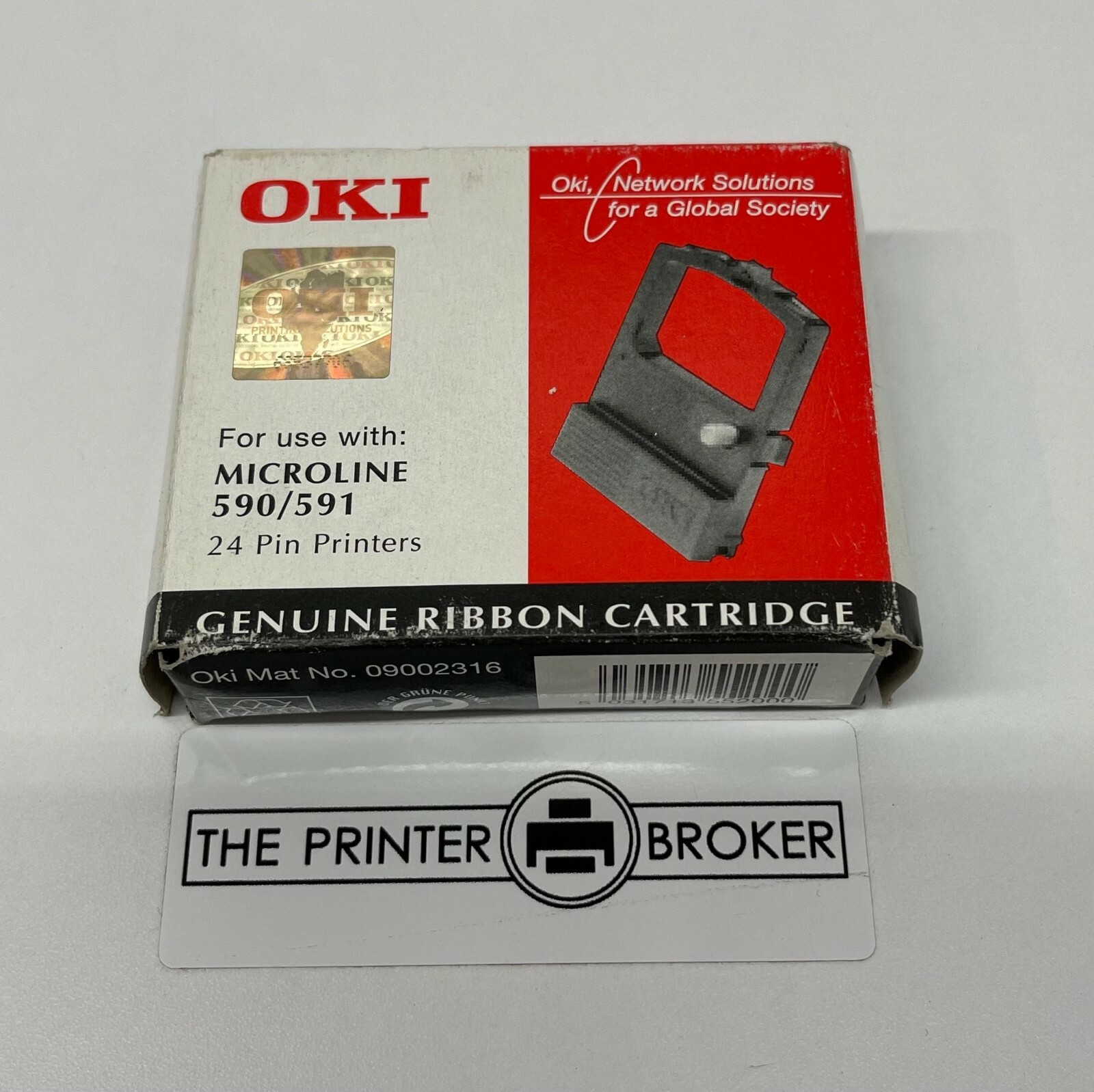 Oki Ribbon Cartridge for Oki ML590 ML591 Series 09002316