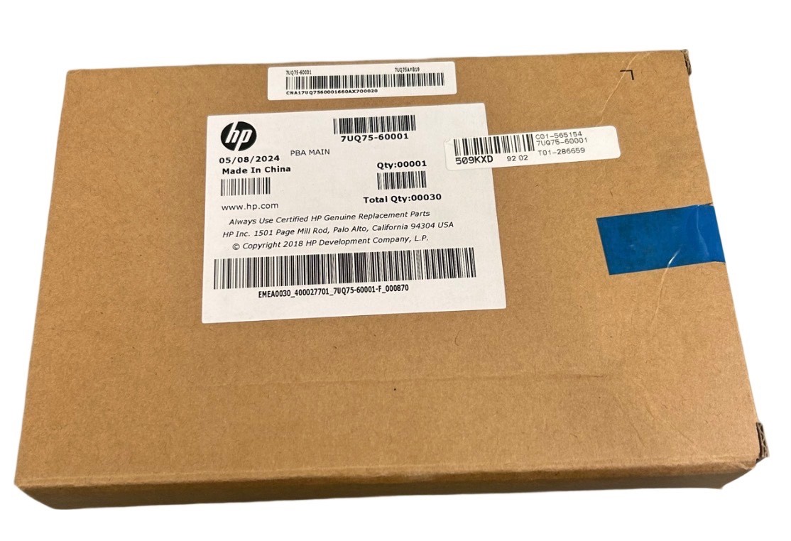 Placa principal HP PBA 7UQ75-60001 Asamblea de tablero impreso