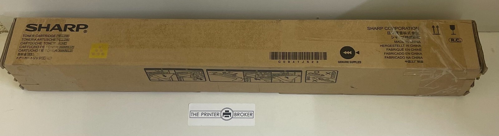 Sharp Genuine Yellow Toner Cartridge MX-31GTYA