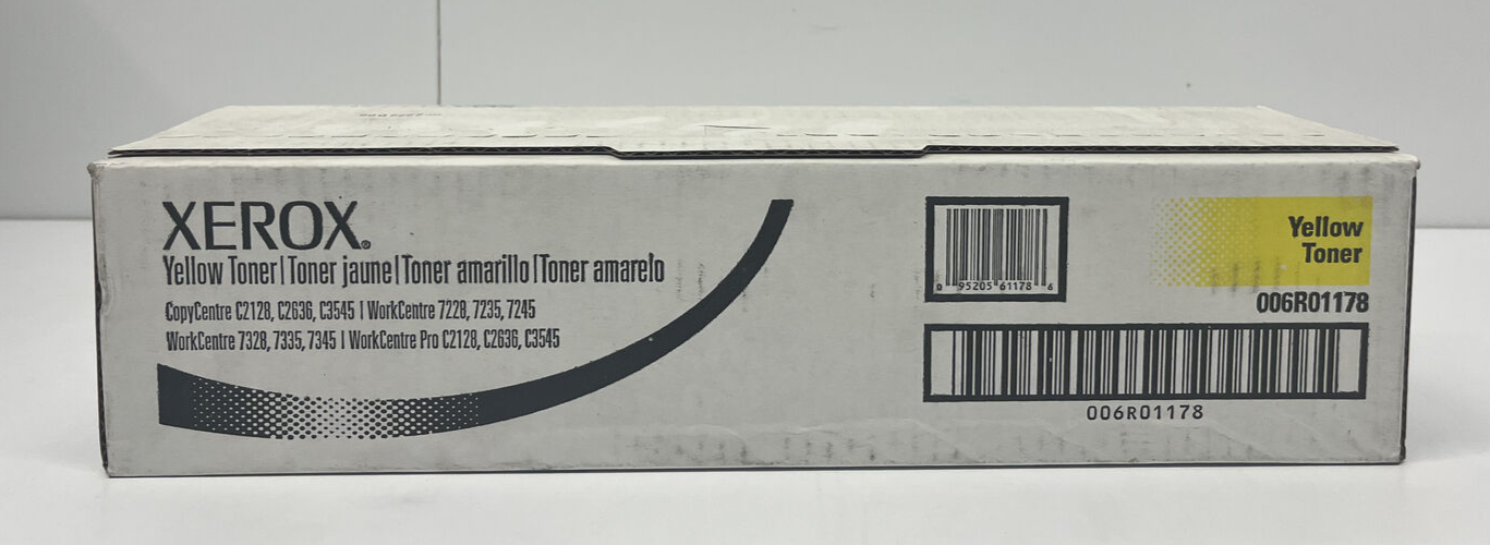 Xerox WorkCentre 7328 7335 7345 7346 Yellow Toner Cartridge 006R01178