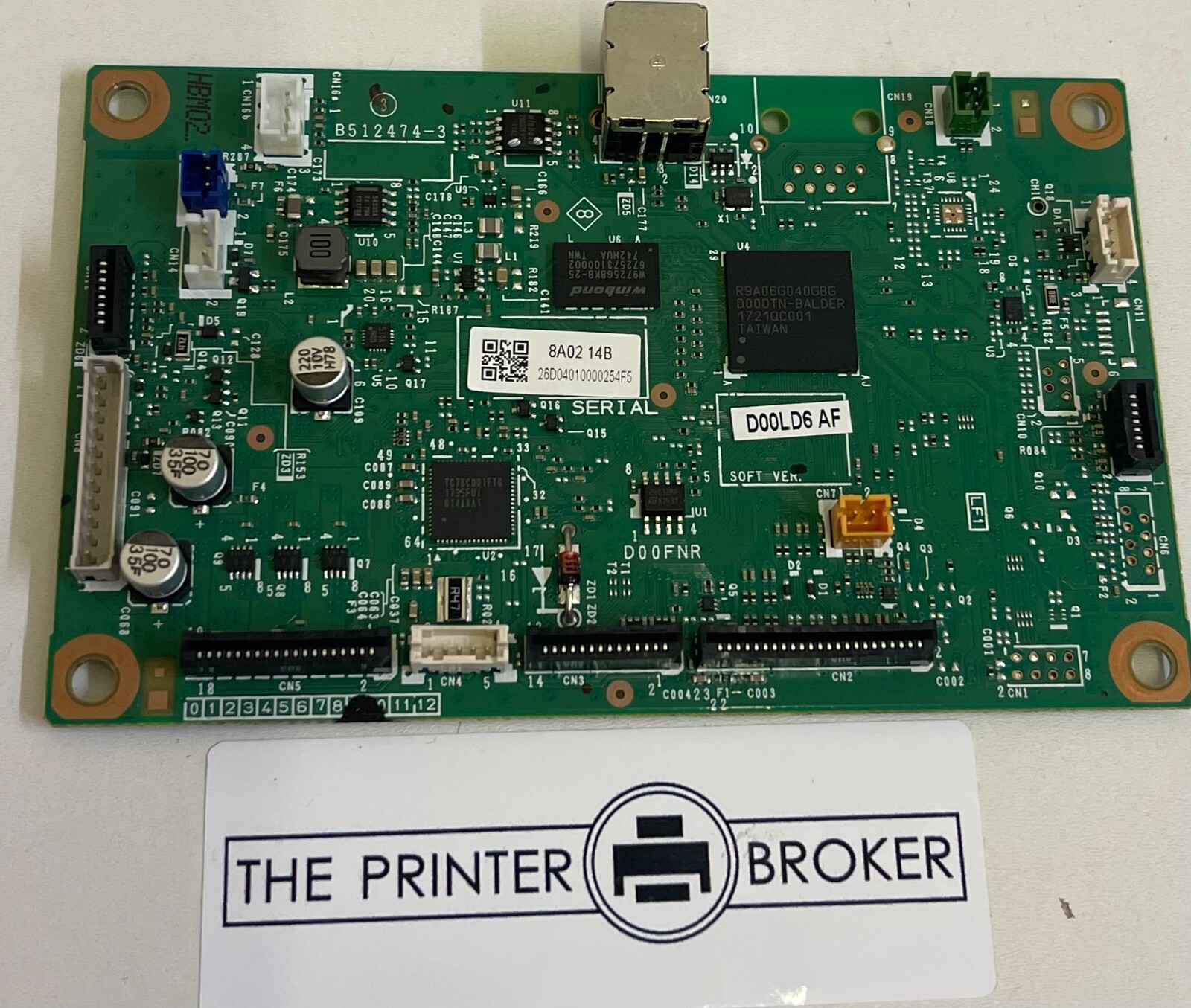 Brother B512474 Main Board D00LD3002