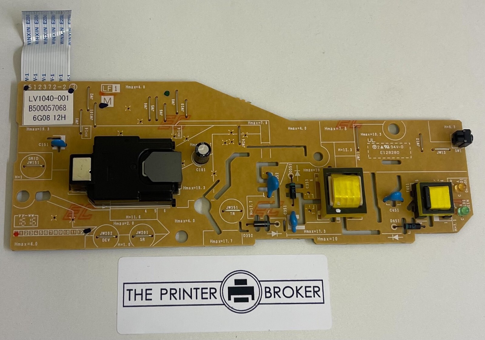 Brother HL-1212W High Voltage Power Supply LV1040-001