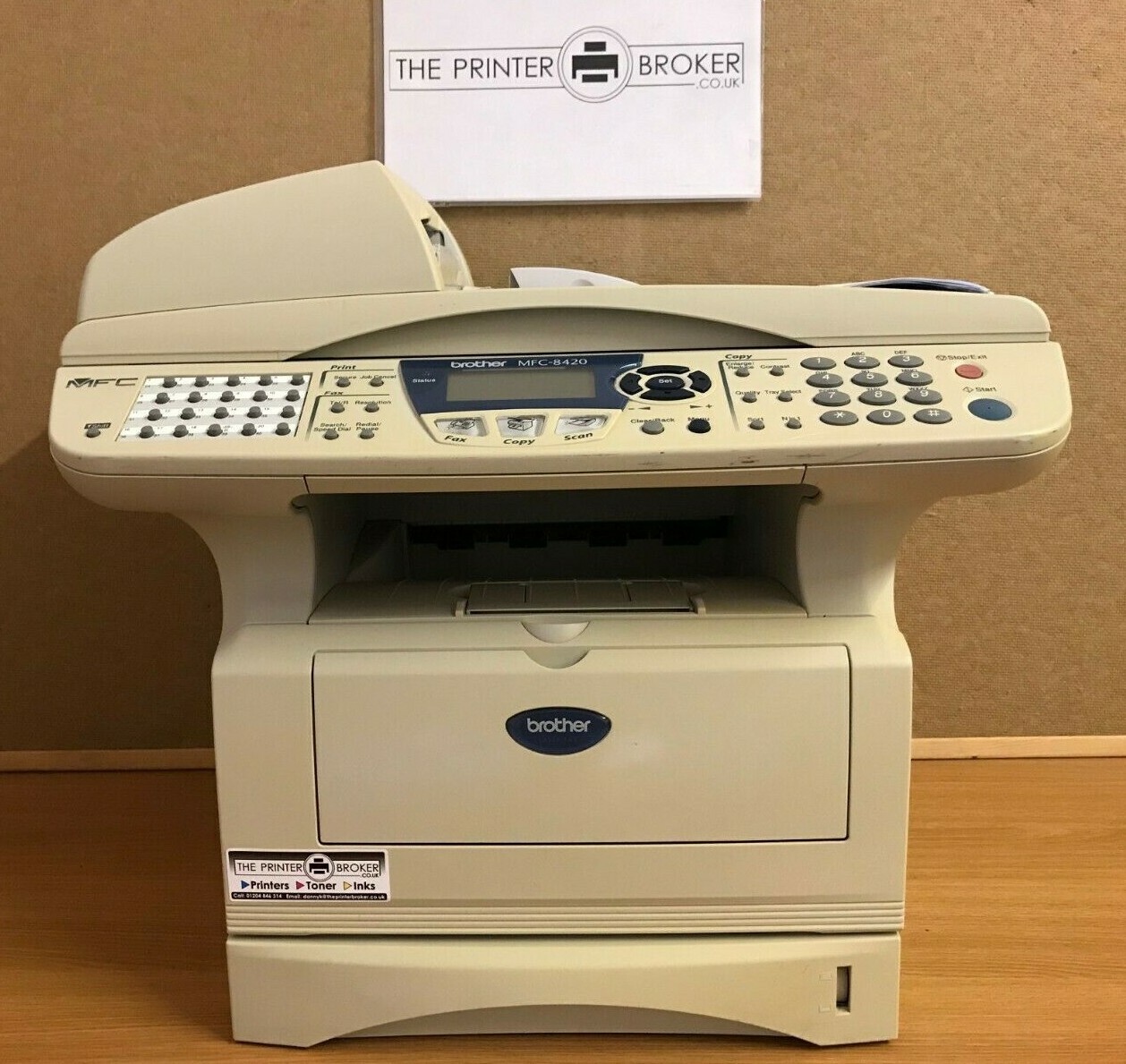 Brother MFC-8420 A4 Mono Multifunction Laser Printer MFC8420ZU1