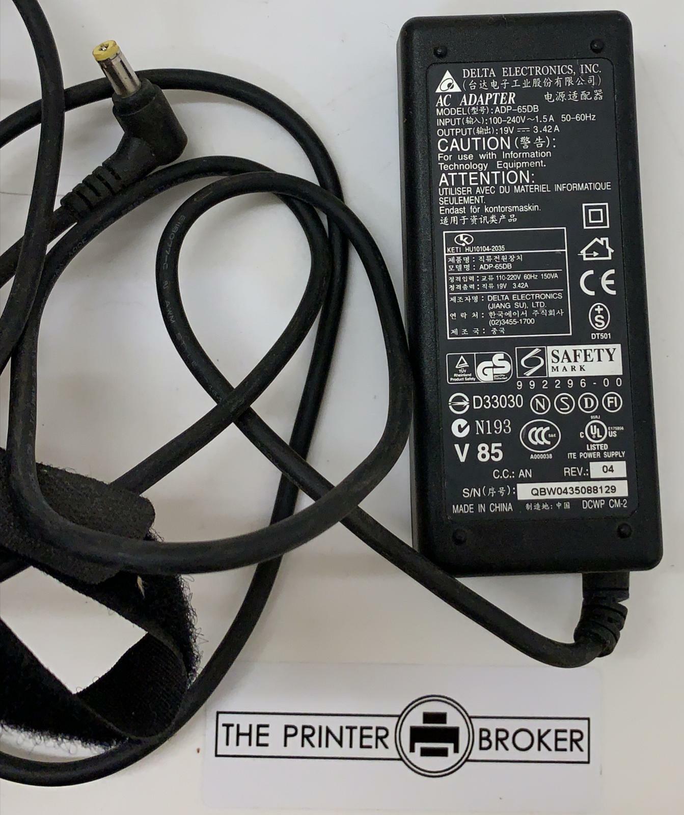 Delta AC Adapter Power Supply ADP-65DB