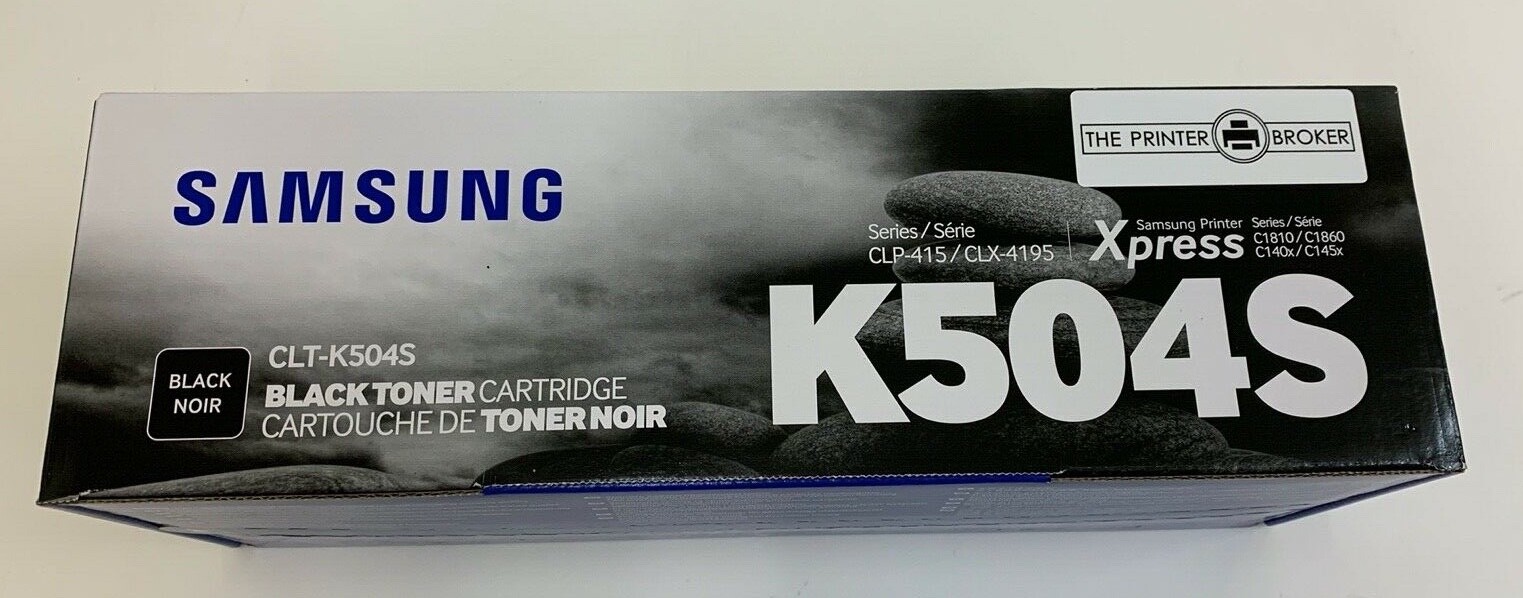 Genuine Black Samsung K504S Toner Cartridge CLT-K504S/ELS