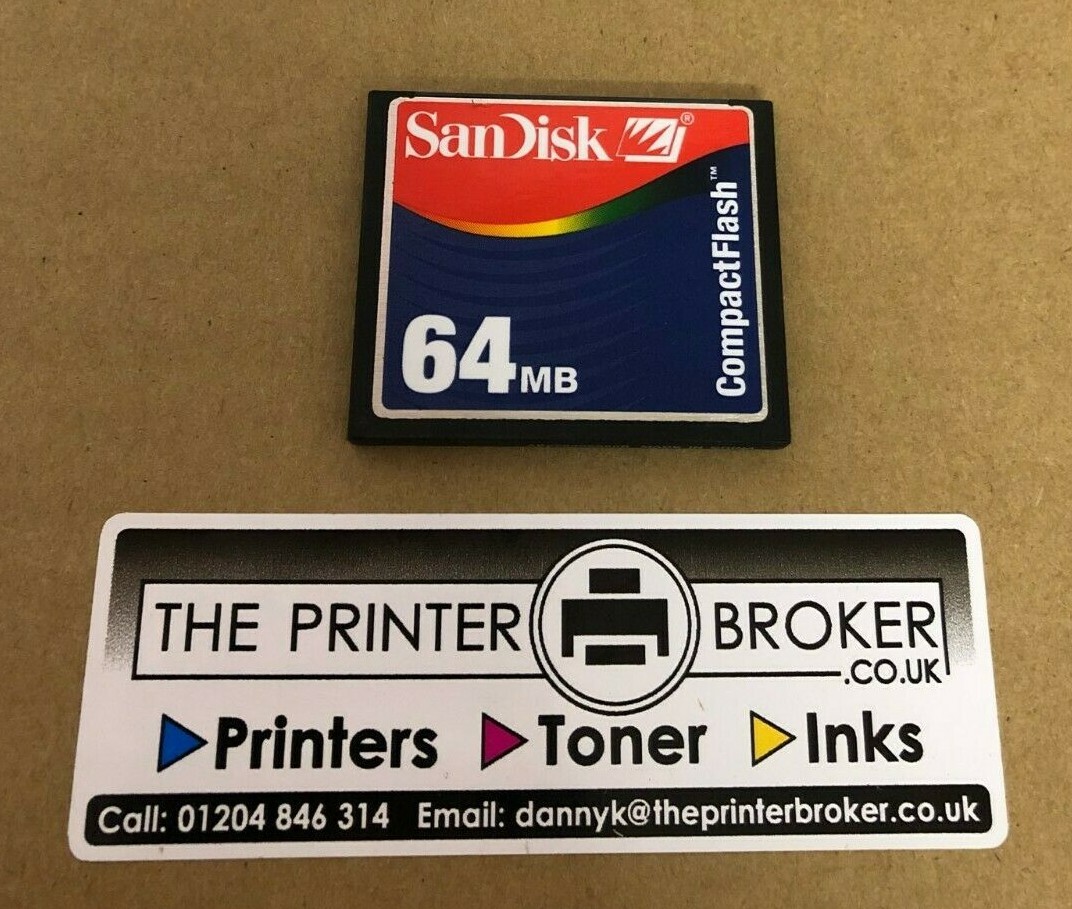 HP Colour LaserJet SanDisk 64MB Compact Flash Memory 3800 CB399AE