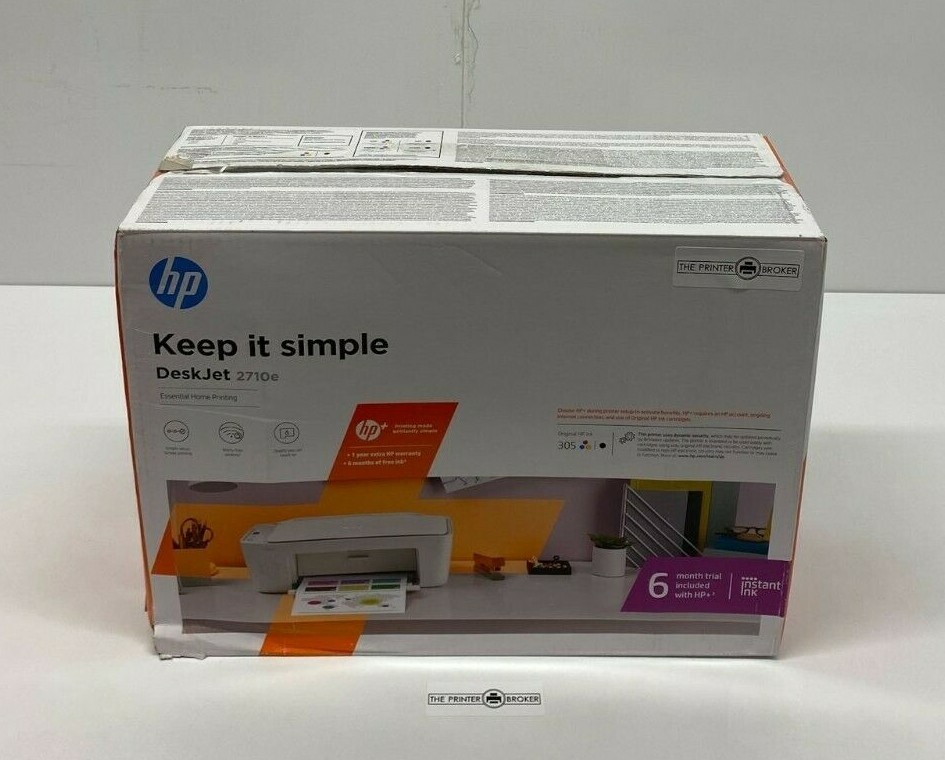 HP DeskJet 2710e A4 Colour Multifunction Inkjet Printer 26K72B