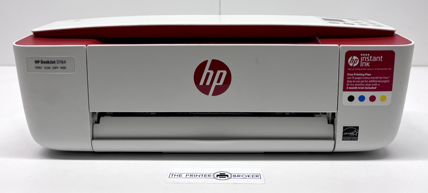 HP DeskJet 3764 A4 Inkjet Wireless Multifunction Printer T8X27B