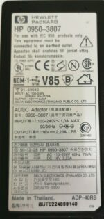 HP Deskjet AC 18V Power Adapter for 810 840 940 Series Printers 09503807 - Imagen 3