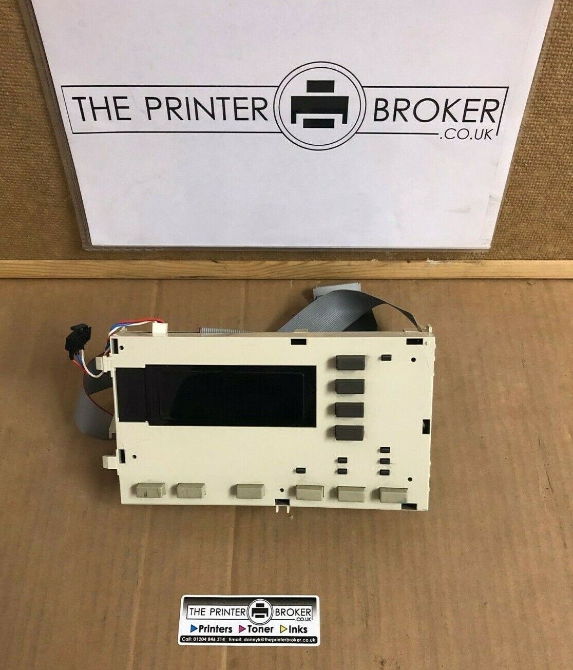HP Front Control Panel and Cable Assembly for Designjet Plotter C3195-60038