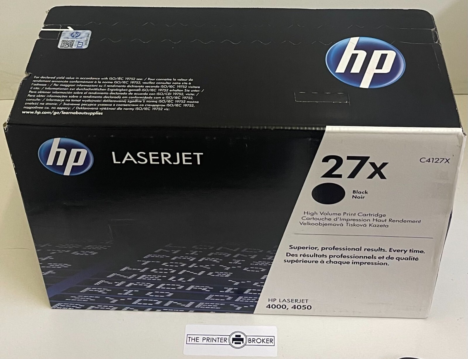 HP LaserJet 4000 4050 27X Black Toner Cartridge C4127X