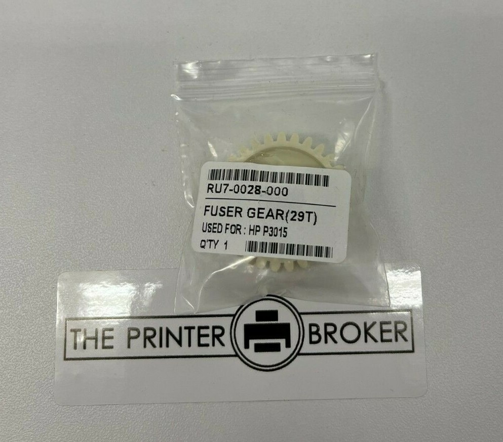 HP LaserJet P3015 Fuser Gear 29T Pressure Roller Pack of 5 RU7-0028-000 RU7-0028
