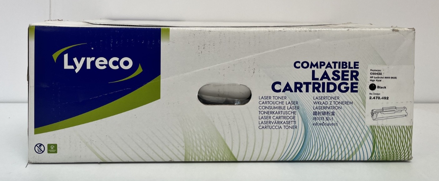 NON OEM High Yield Black Toner Cartridge For HP LaserJet 9000 9050 Series C8543X