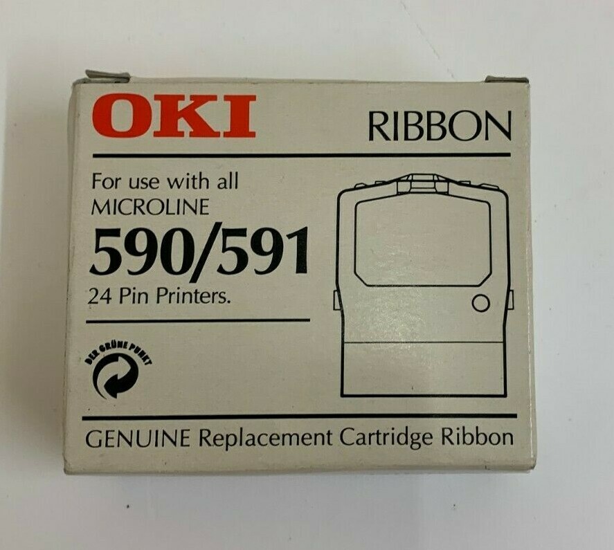 OKI Microline ML590 ML591 Series Black Ribbon Cartridge 52106001