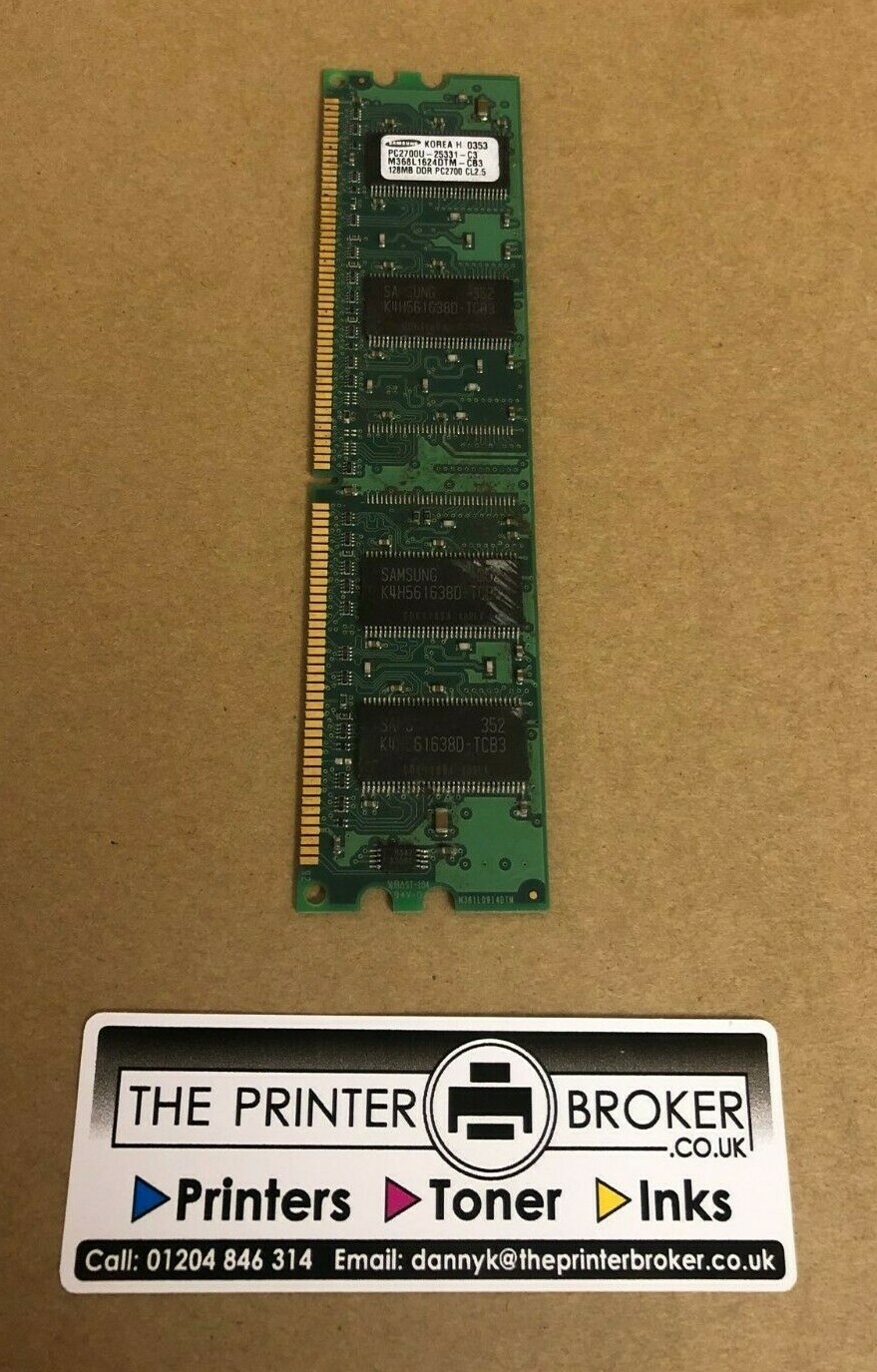 Samsung 128MB DDR PC2700 MJ68L1624DTMCB3 305956041