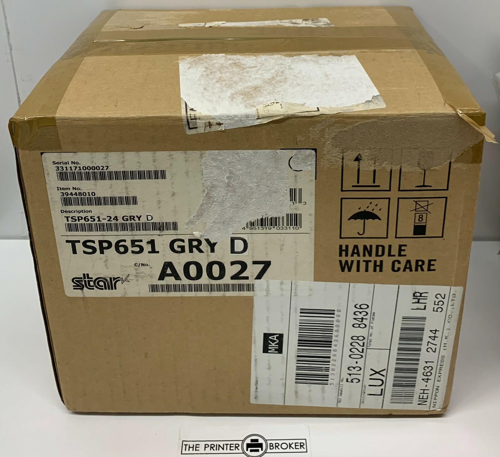 Star Micronics TSP651-24 Thermal POS Receipt Printer TSP651-24 GRY