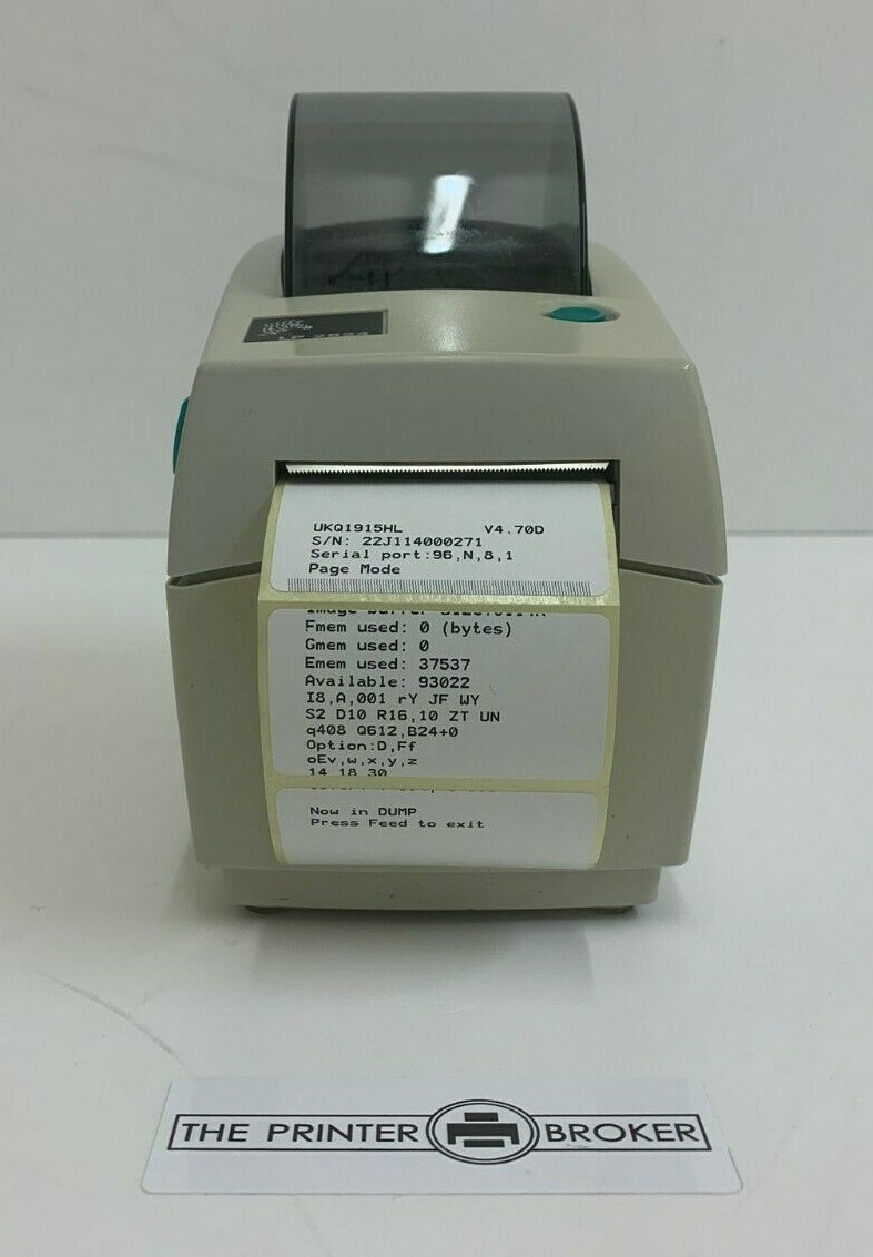 Zebra LP2824 Thermal Transfer Label Printer 282P-101520-000