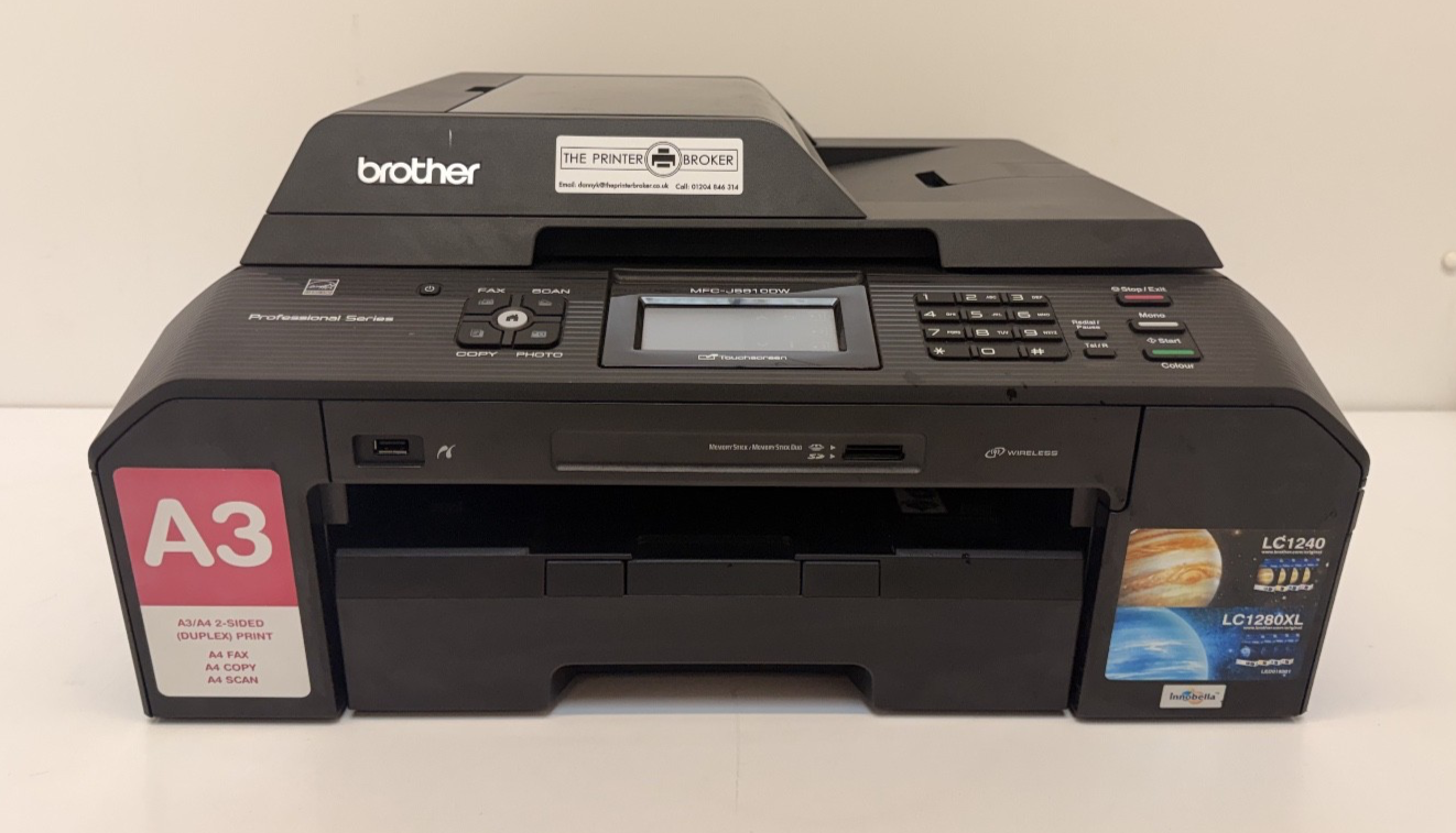 Brother MFC-J5910DW A3 Colour Multifunction Inkjet Printer MFCJ5910DWZU1