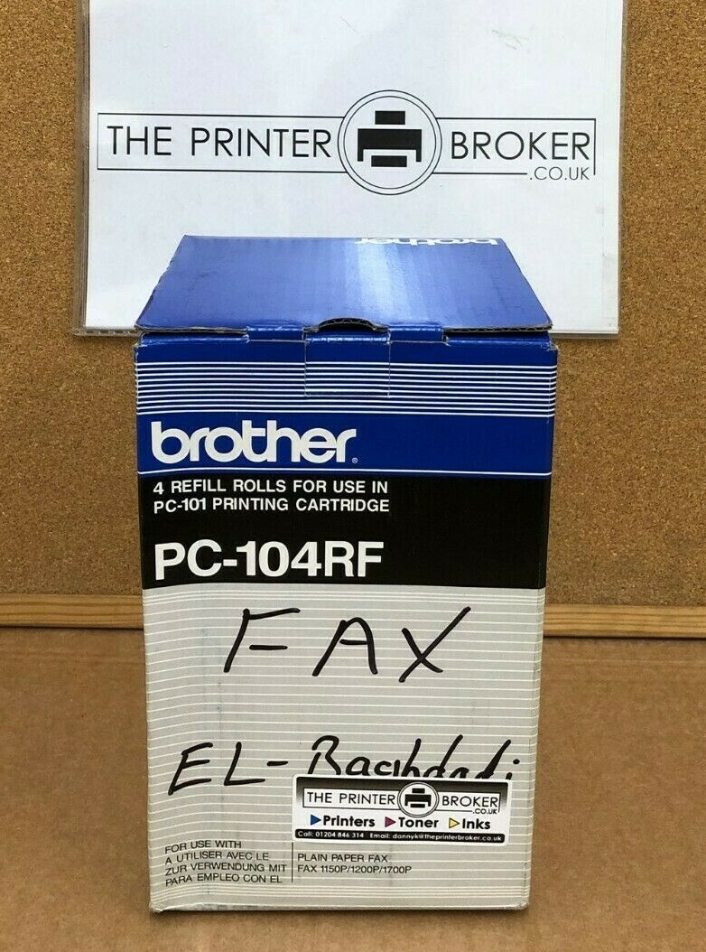 Brother PC-104RF Thermal Transfer Ribbon For 1150P 1200P 1700P Fax BA81059