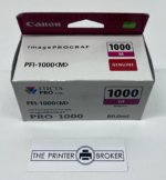 Canon imagePROGRAF PFI-1000 Magenta Ink Tank 0548C001 - Image 3