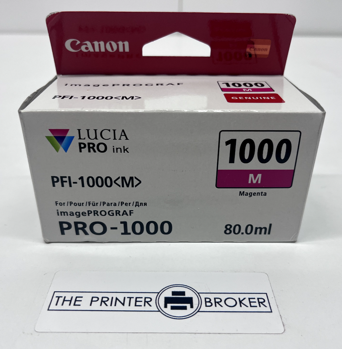 Canon imagePROGRAF PFI-1000 Magenta Ink Tank 0548C001