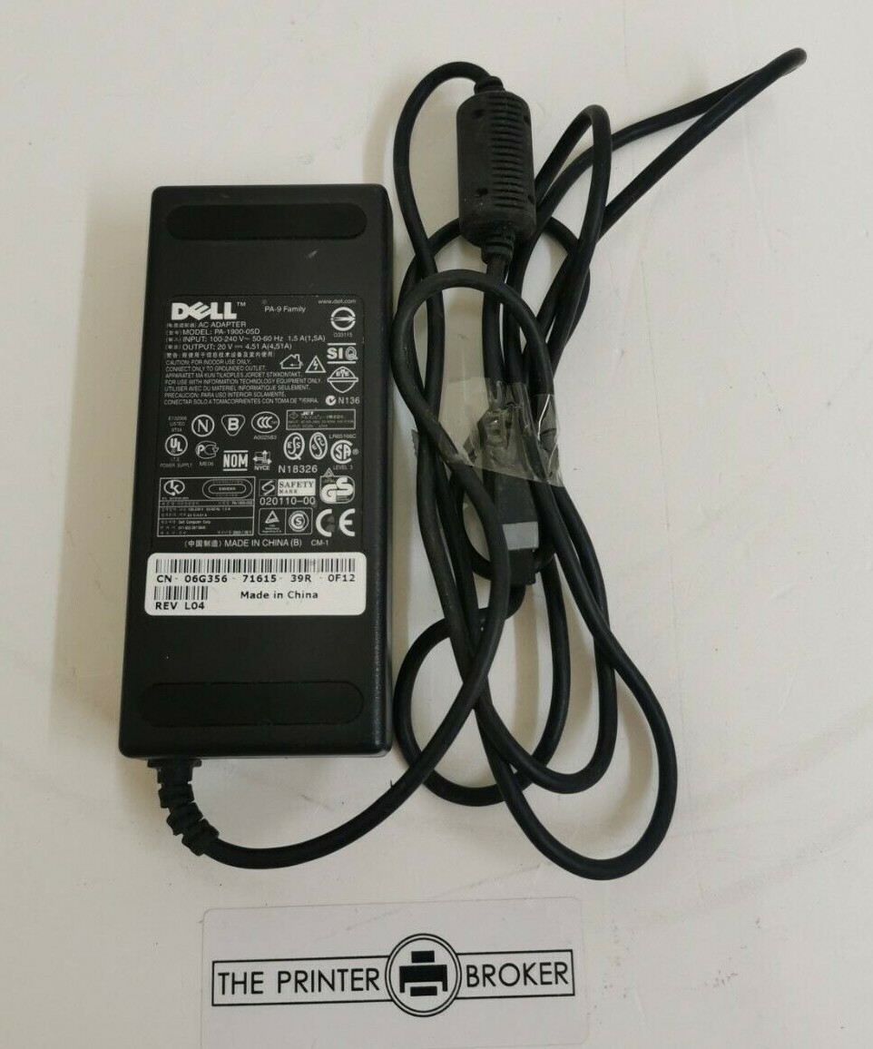 Dell PA-9 Laptop AC 20V Power Adapter CN06G356 PA190005D