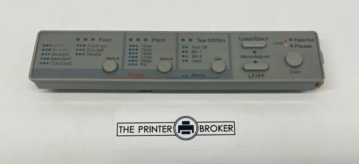 Epson FX-890 Control Panel Assembly 2108259 1262597 2080640