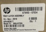 HP A7W93-67034 Conjunto de pestillo de bandeja
