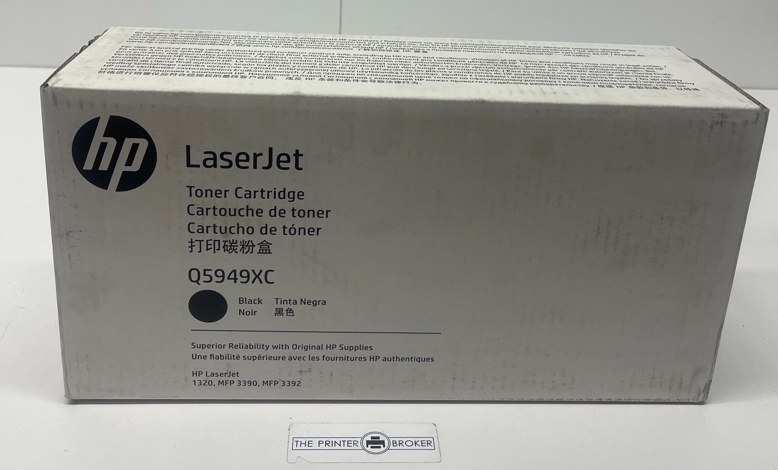 HP LaserJet 1320 3390 3392 Series 49X Black Toner Cartridge Q5949-00914 Q5949XC