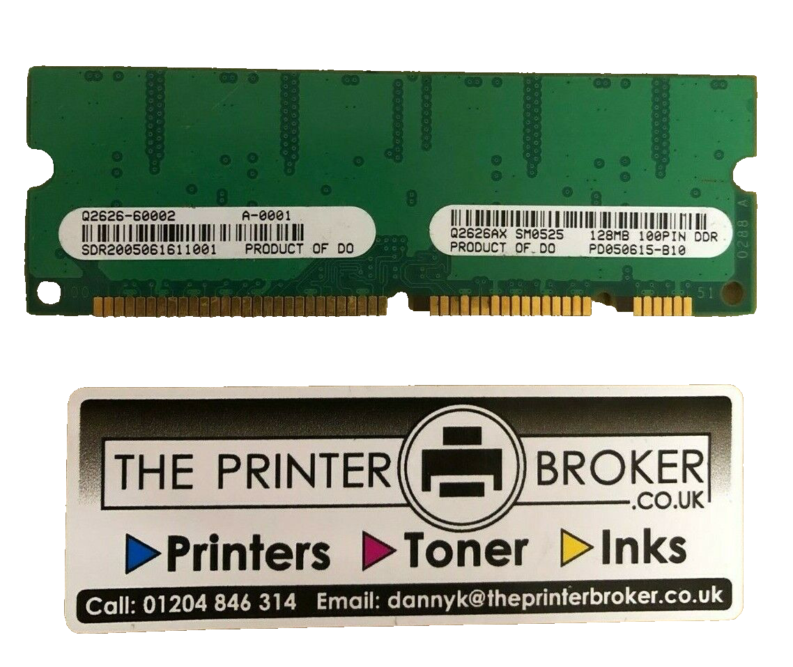 HP LaserJet 5200 9040 9200 128MB 100 Pin DDR DIMM Memory Q7718A Q2626A