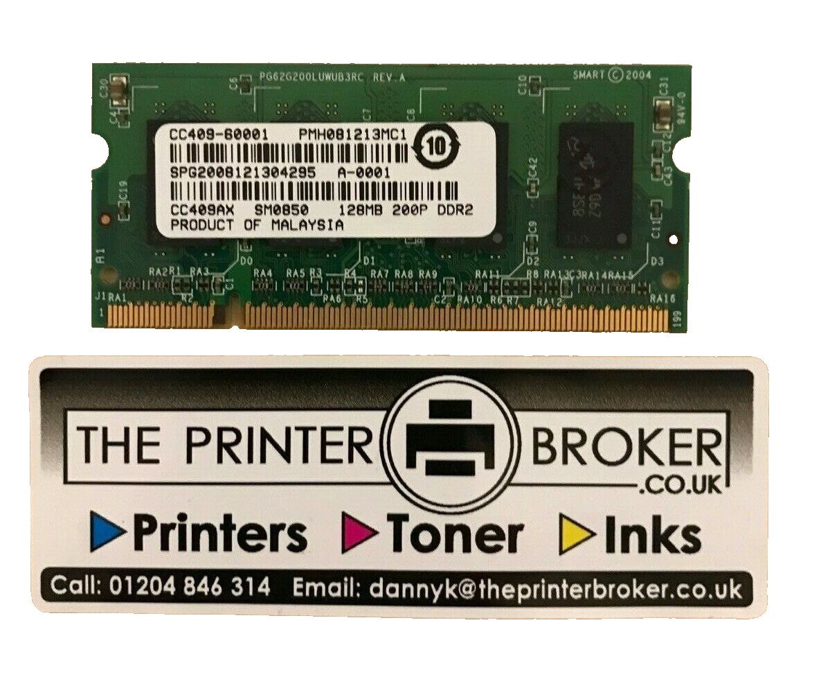 HP LaserJet CP3505 CP3525 CM3530 128MB DDR2 200 Pin DIMM NIB CC409-60001 CC409A