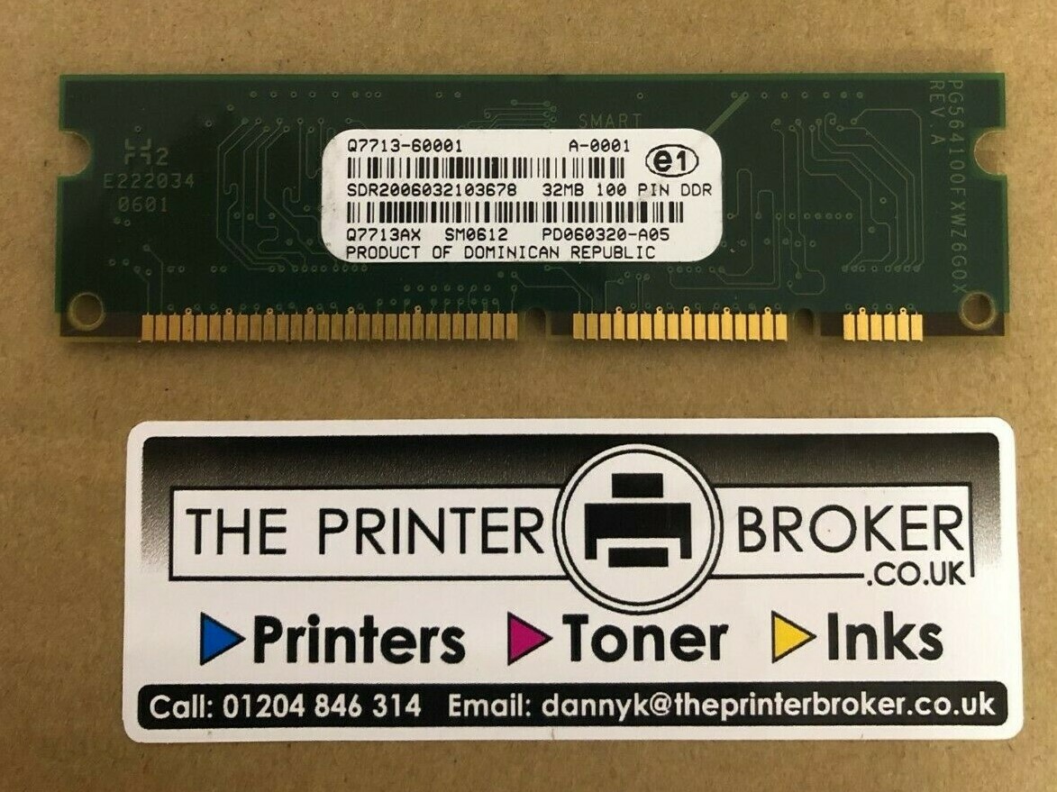 HP Laserjet9040 9050 Series 32MB 100 Pin DDR Memory Q7713-60001 Q7713AX