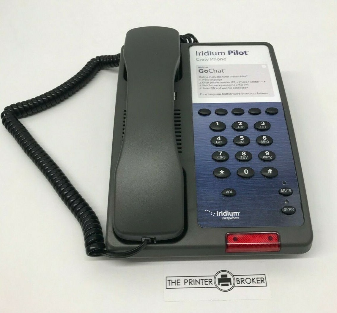Iridium Openport Crew Handset Black BBCR0801