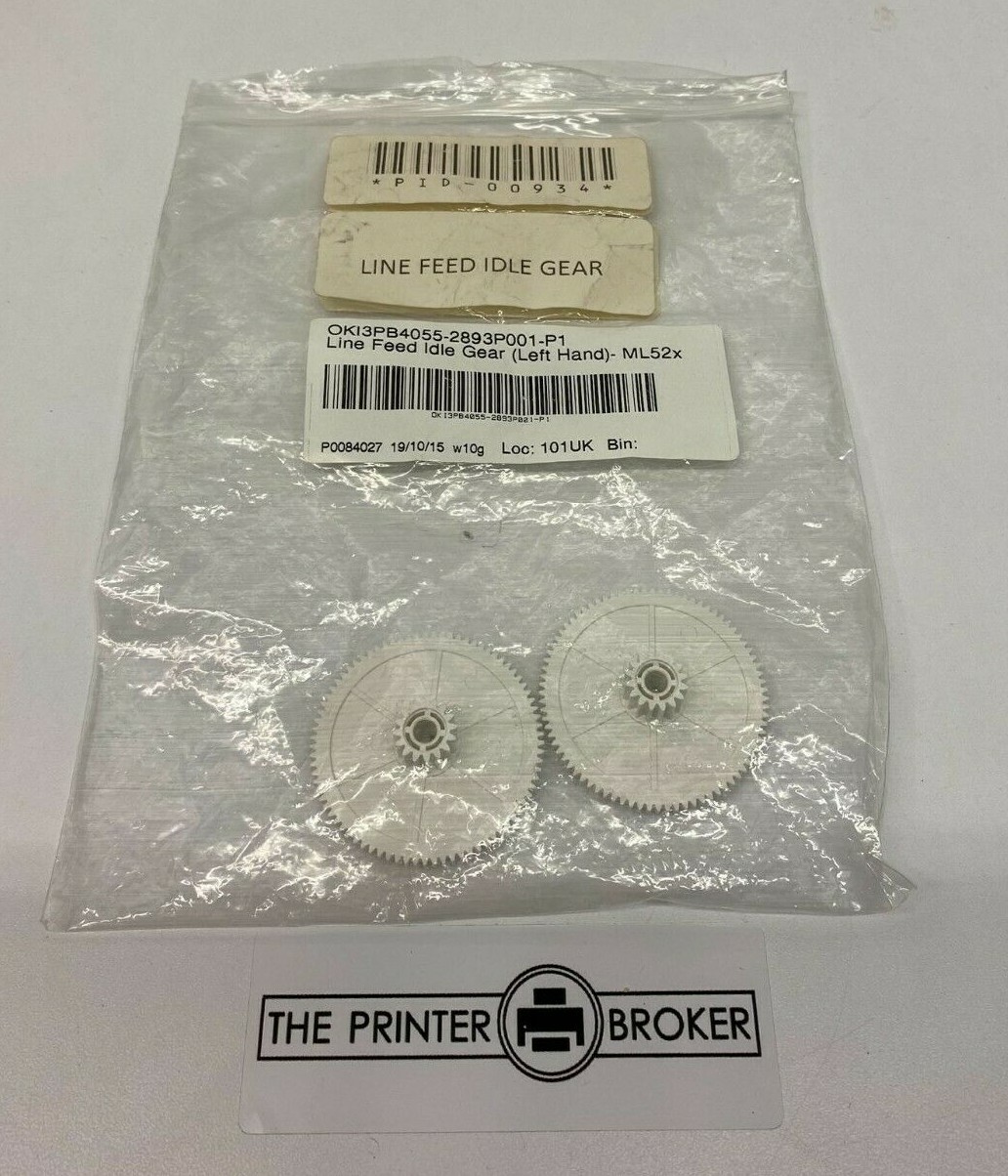 Oki Microline ML520 ML521 Left Hand Idle Gear Set of 2 3PB4055-2893P001
