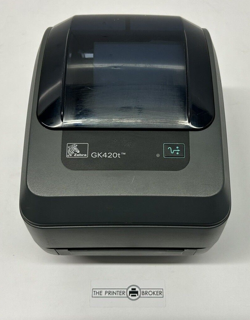 Zebra GK420t Thermal Desktop Label Printer with Network Port GK42-1002220-000
